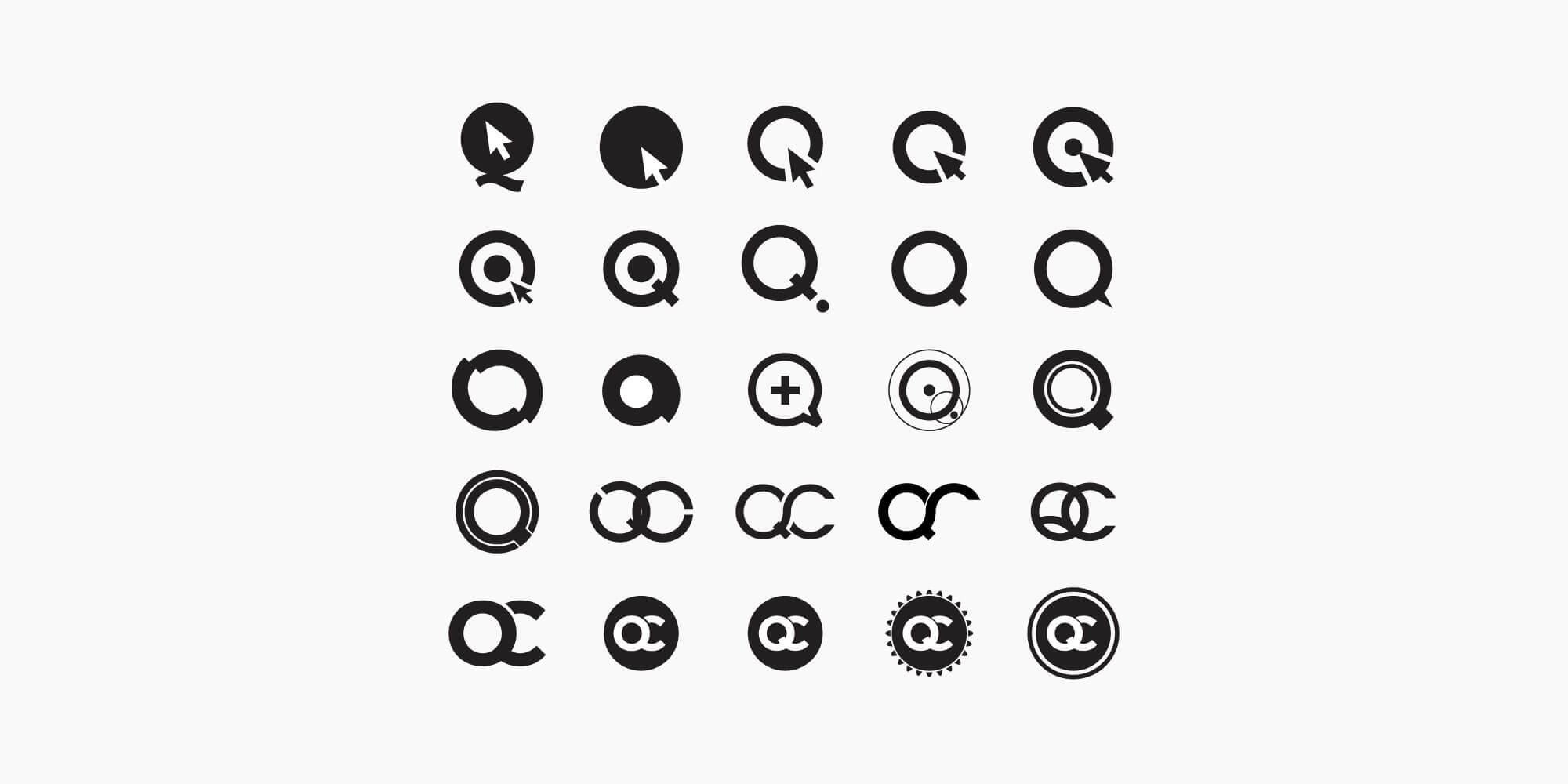 QueryClick logo evolution