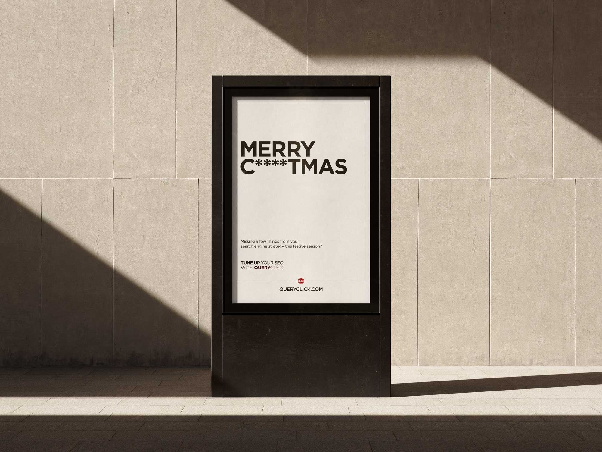 QueryClick Merry C****tmas campaign