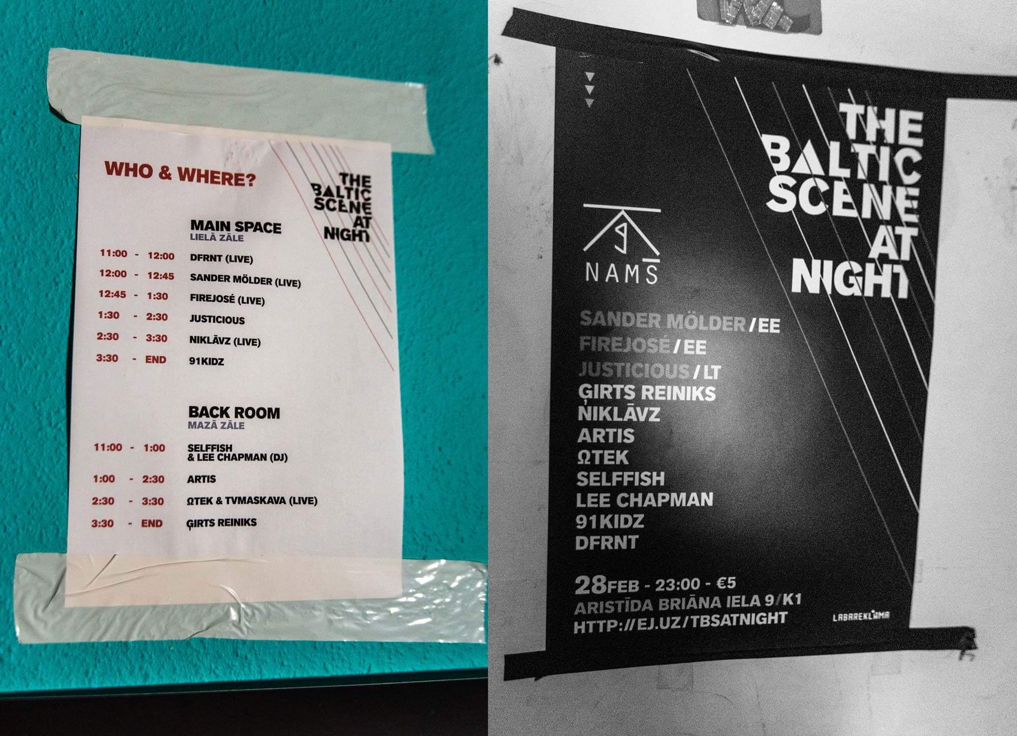 The Baltic Scene at Night