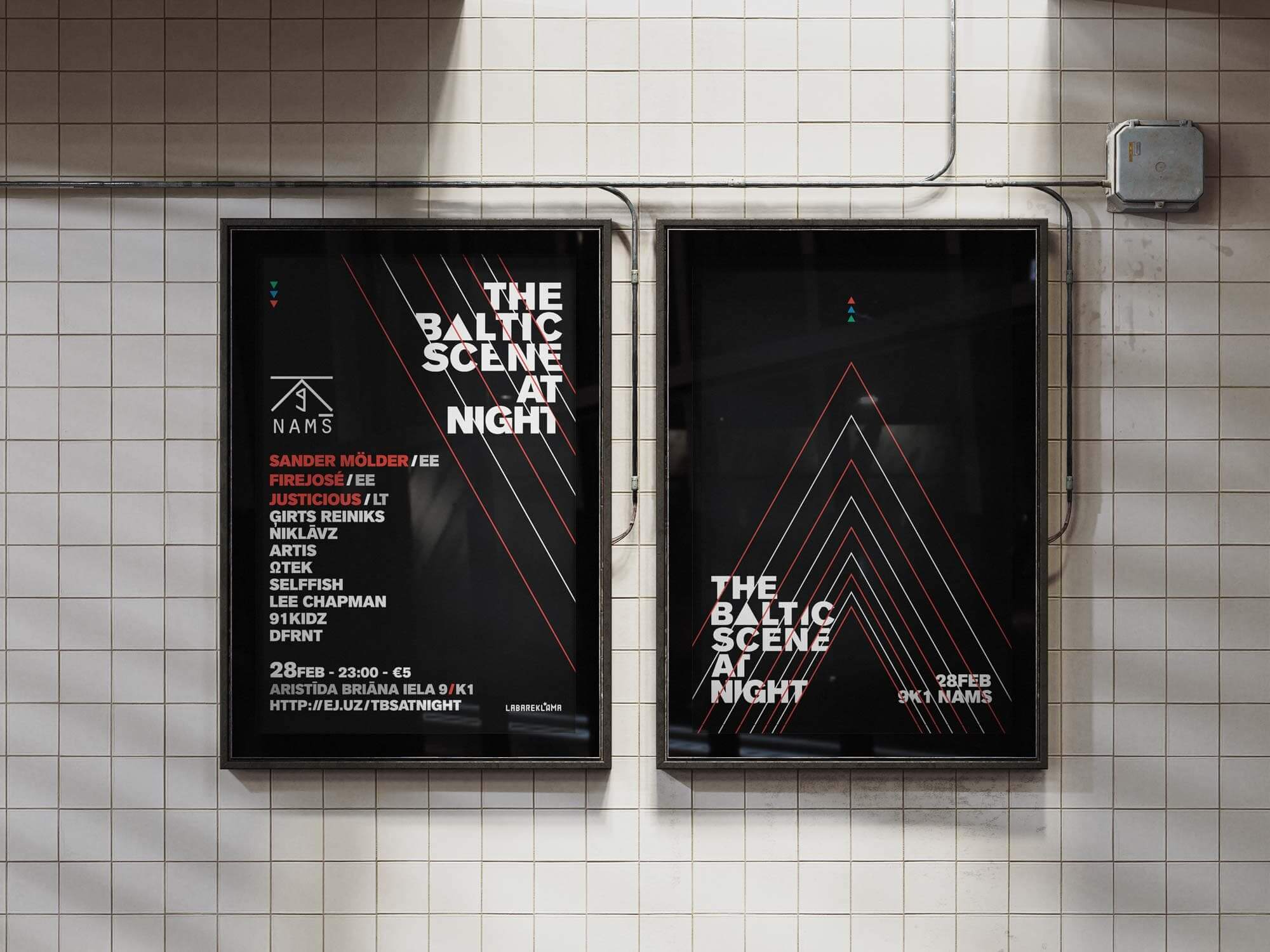 The Baltic Scene at Night